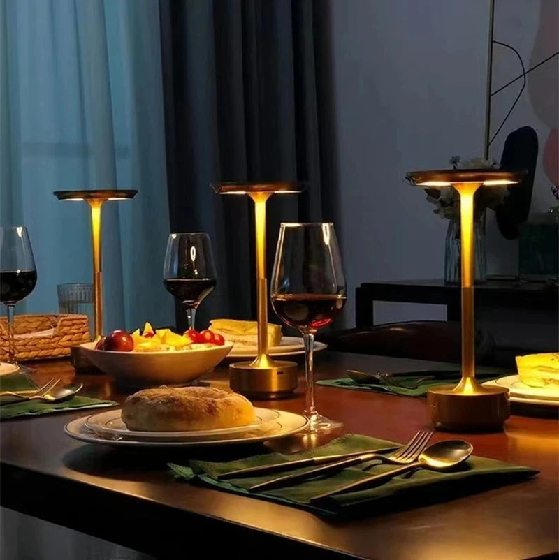 Simple Rechargeable Table Lamp: Elegant Dimmable Lighting for Any Setting